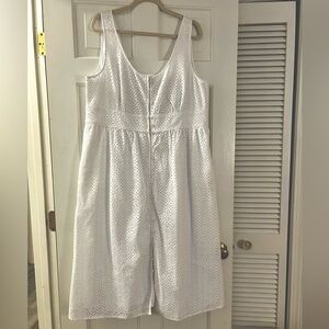 J. Crew eyelet midi dress